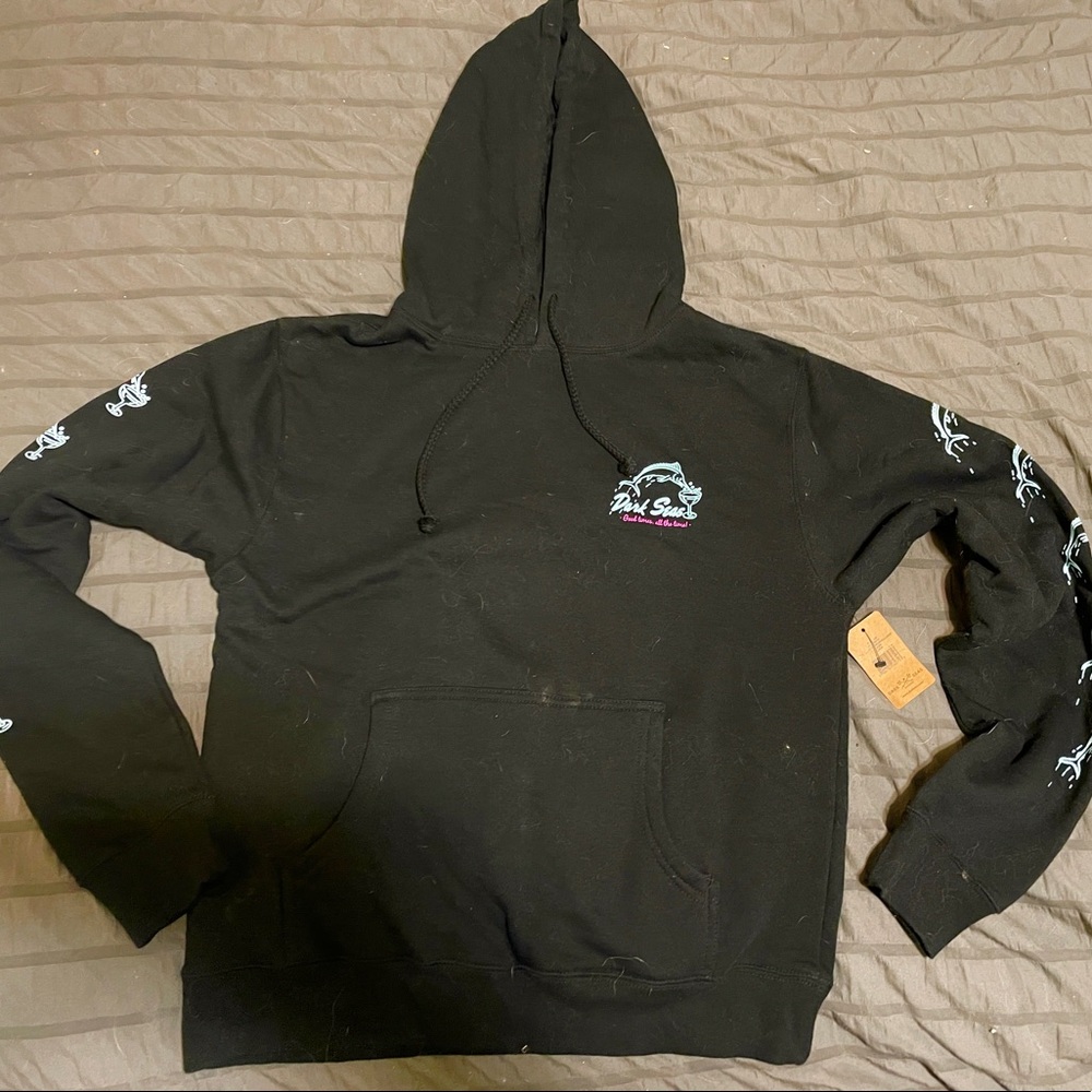 Dark Seas black hoodie -New with tags! Women’s M. “Good times all the time